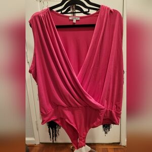 White Birch Bold Pink Bodysuit